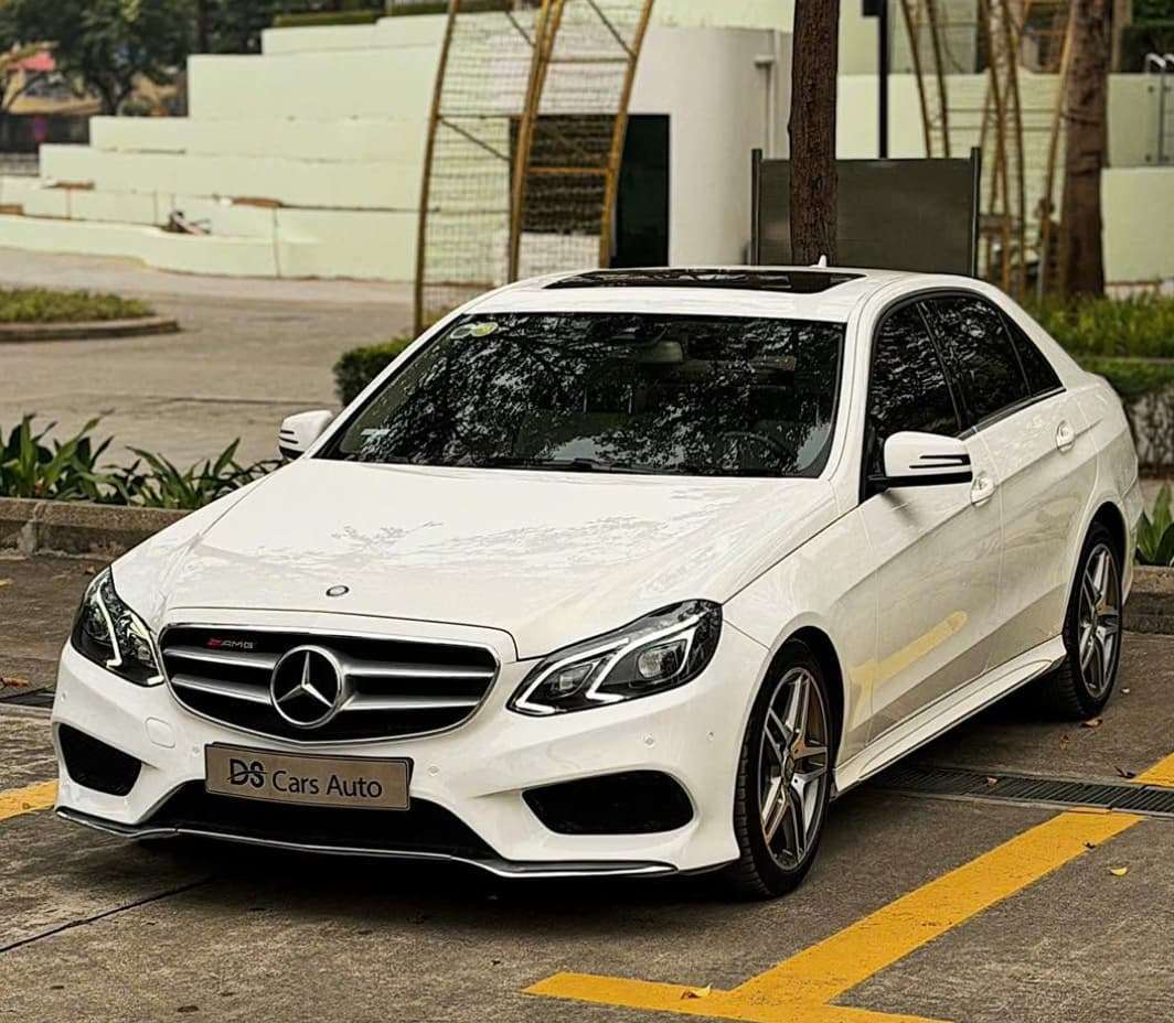Mercedes E250 AMG 2015 trắng kem